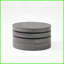 Table basse rotative moderne noire matte - 3 couches peu encombrantes, parfaite pour le salon Petits espaces