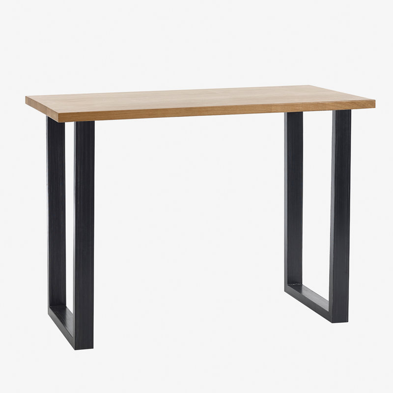 Creeksville 2 - Person Dining Set, Dark Oak/Grey/Black