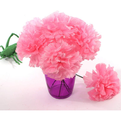 Pot de fleurs en soie