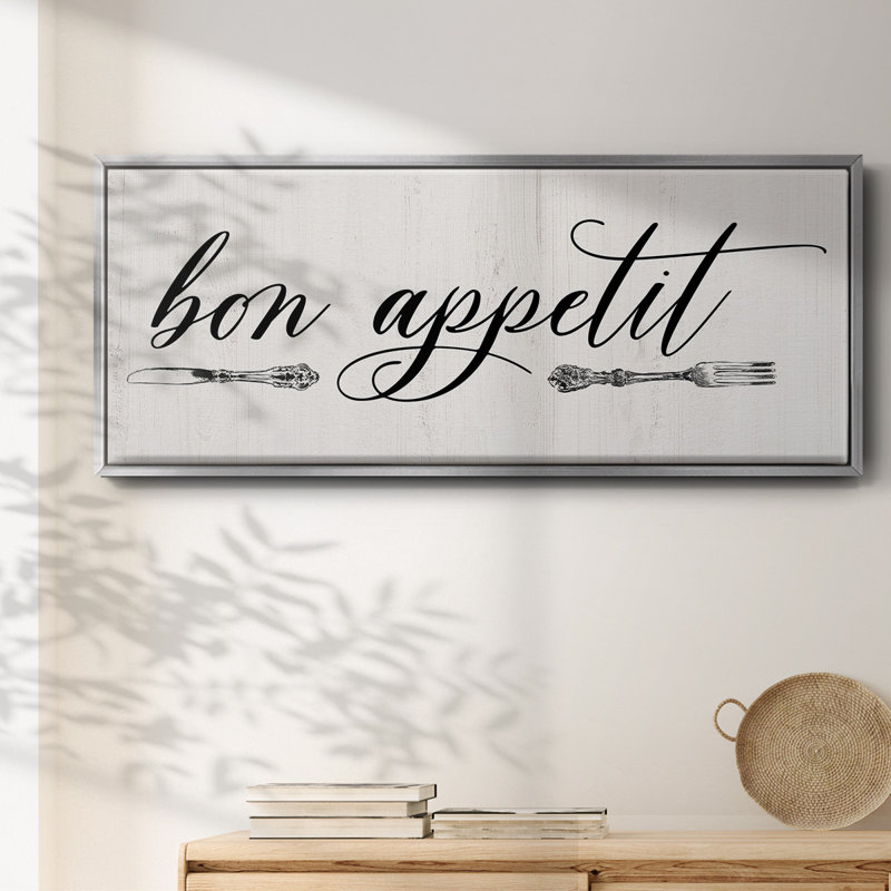 Bon Appetit- Framed Canvas