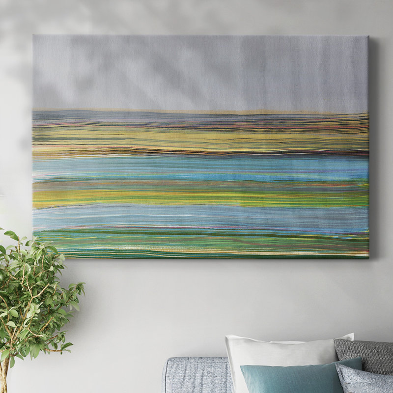 Toile tendue Parallel Striae I-Gallery, H 18 po x l 27 po
