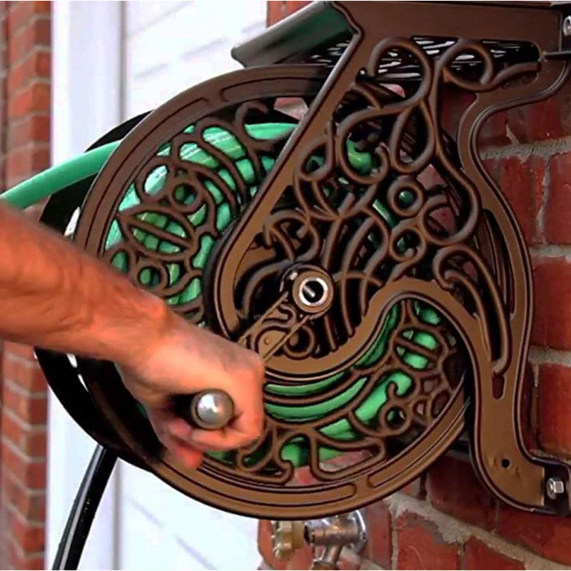 Ensemble de 2 enrouleurs de tuyau d'arrosage extérieur Liberty Garden Model 704