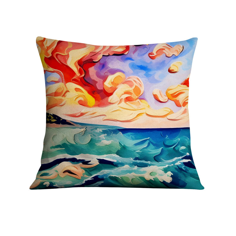 Coussin décoratif, H 18 po x l 18 po, Housse de coussin seulement - sans coussin
