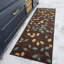 Tapis floral brun / bleu Arroya-22249185