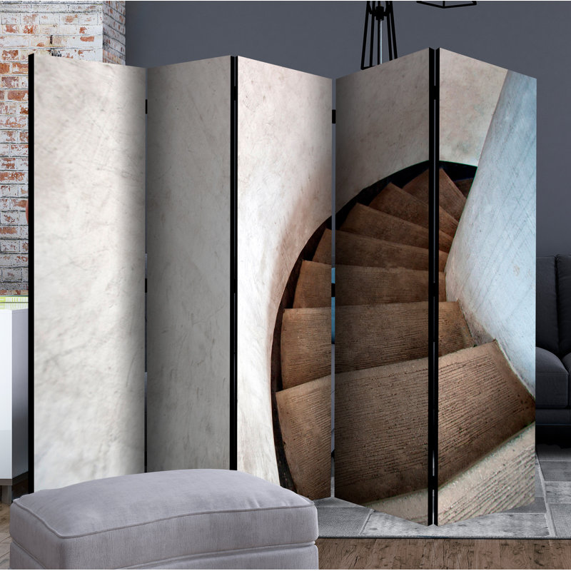 Ariane 172cm H Solid Wood Folding Room Divider, 5