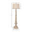 Lampe sur pied en polyrésine 62 po