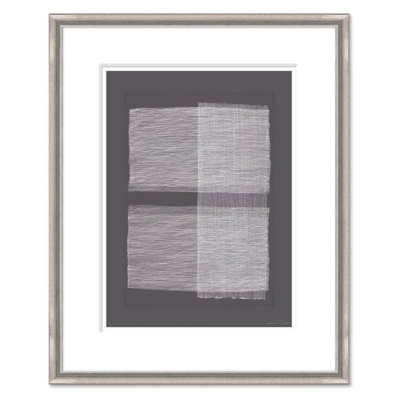 Plum Crosshatchings, Small VI Print by Leslie Snipes