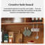 Armoire de rangement scandinave en bois massif