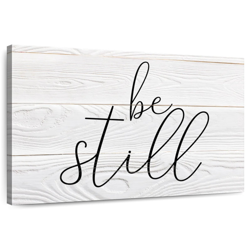 Tergel Be Still Typography I, 16" H x 24" W