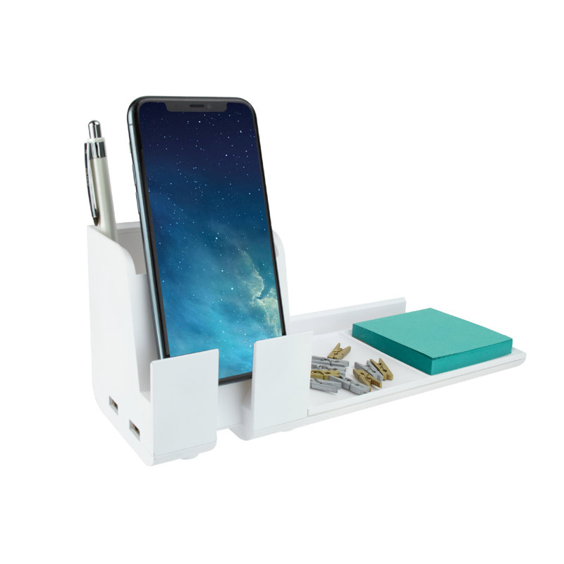 Support pour téléphone, Blanc