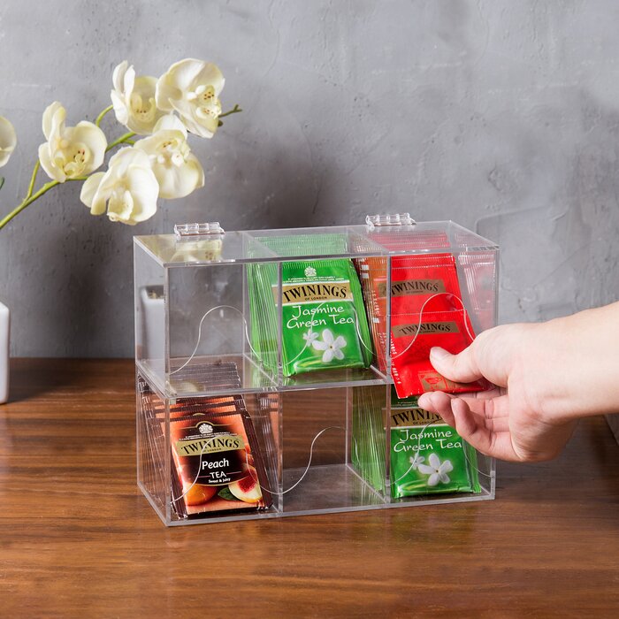 MyGift Acrylic Tea Box & Reviews | Wayfair