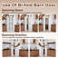 3-Lite Glass Door Solid Manufactured Wood Bi-fold Doors with Hardware Kit (pantry,closet door)-105270685