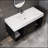 39.4"Floating Bathroom Vanities With Ceramic Sink And 2 Drawers-1353786003