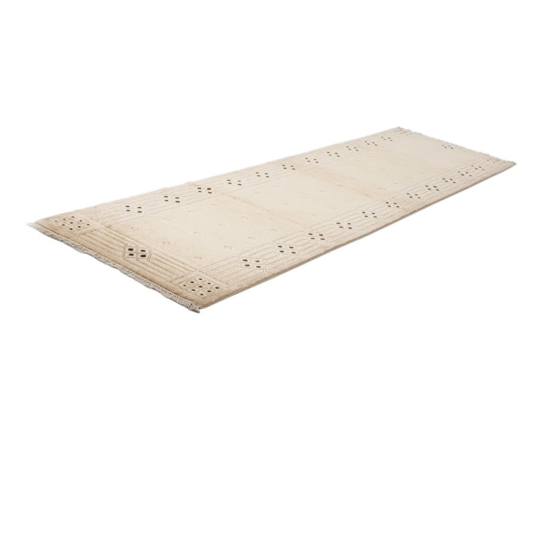 Tapis de couloir crème Judy