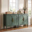 Armoire d'appoint 63 "avec tablette réglable, buffet de rangement rétro pour le salon-999936378