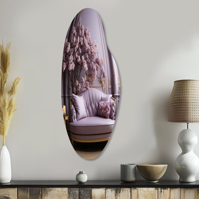 Décoration murale lilas