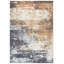Tapis gris/brun laine tissée à la machine Pettway-1221803494