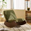 Chaise berçante confortable, fauteuil oscillant rembourré de haute qualité, structure en bois massif, parfaite pour une chaise de lecture d'appoint à réglages multiples pour la chambre à coucher, le salon, la chambre de bébé-107086901