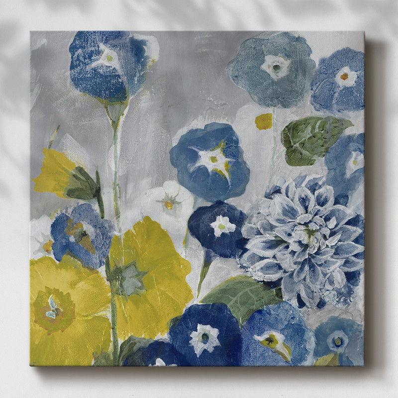 Blusey floral, H 40 po x l 40 po x P 1,5 po
