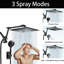 Combinaison luxueuse de pomme de douche double-112457910