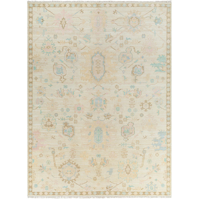 Rectangle Antalya Wool Area Rug, Rectangle 9' x 12'