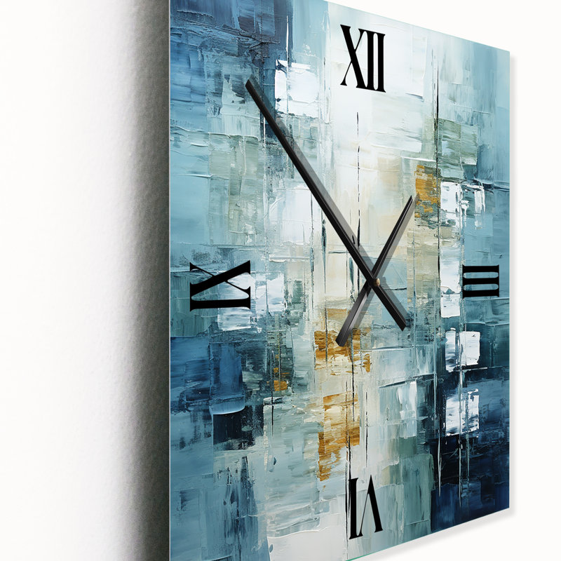 Birch Woods Whispering Winds VI - Horloges murales abstraites, Grand