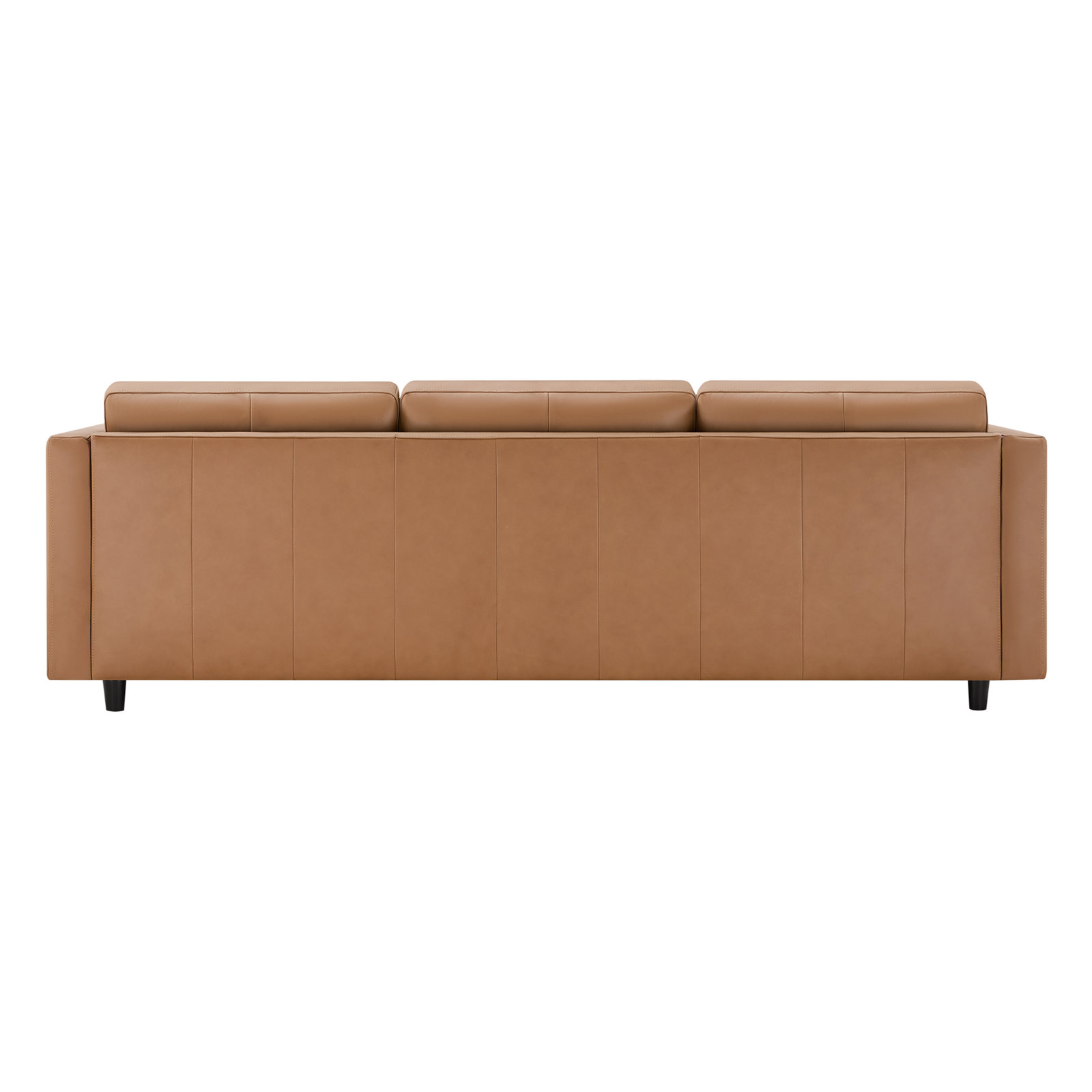 Fleetwood 99'' Upholstered Sofa, Butternut Genuine Leather