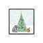 Motif de la faune hivernale avec arbre de Noël II-206057371-206057374