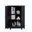 Armoire de salle de bain d'angle avec tablette réglable