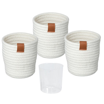 Ensemble de paniers en coton