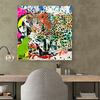 Camouflage #1 (detail) by Eric Chestier - Wrapped Canvas Print