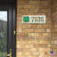 Plaque d'adresse sur 1 ligne Clover-87206893