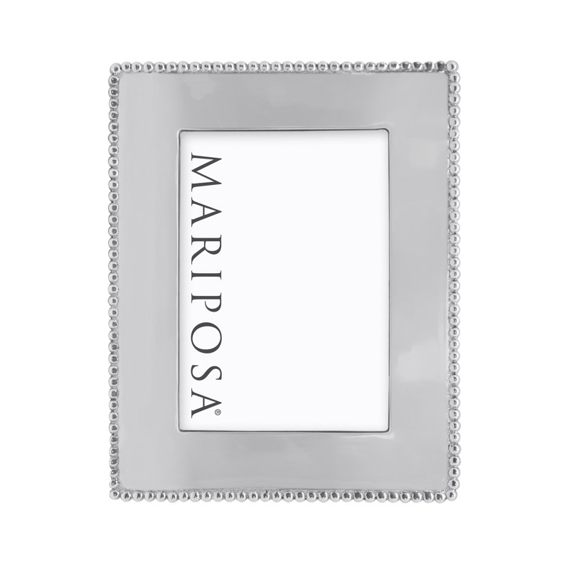 Beaded Rectangle Picture Frame, 7" H x 5" W