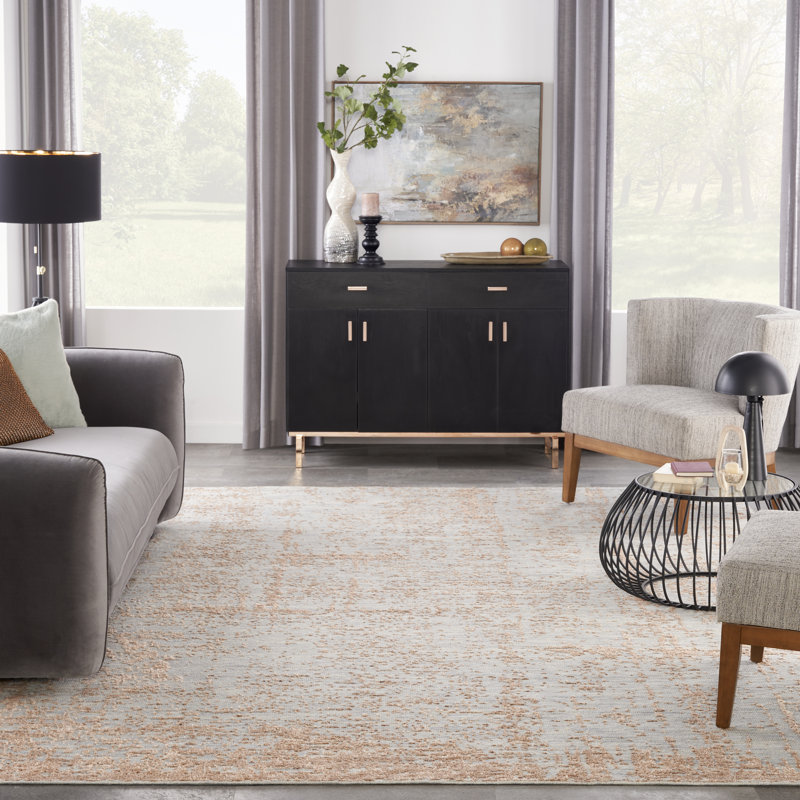 Abstract Hand Woven Area Rug, Rectangle 8'6" x 11'6"