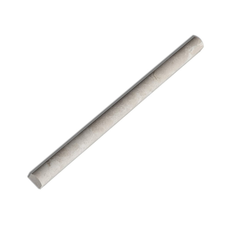 Botticino 3/4" x 12" Bullnose Marble Look Wall Liner