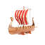 Maquette de grand bateau Drakkar Viking