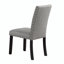 Chaise parsons en tissu gris Dayvonne