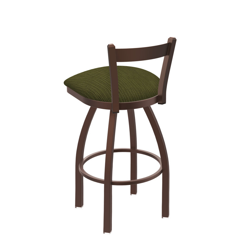 Tabouret de bar 821 Catalina, Perroquet graphique, Bronze, Tabouret de comptoir (assise de 25 po de hauteur)
