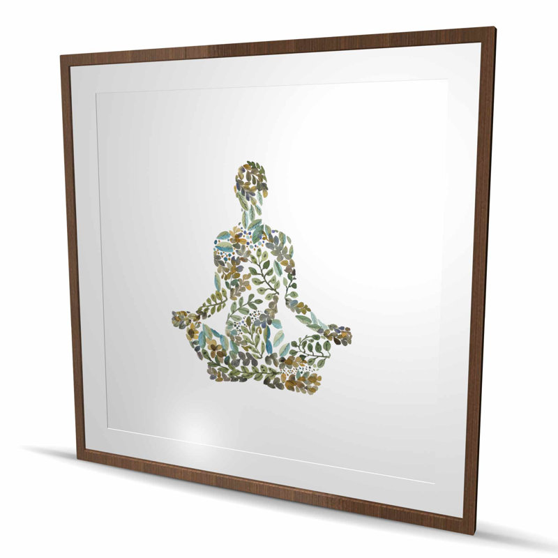 Zen attitude - Floral Botanical Living, reproduction encadrée