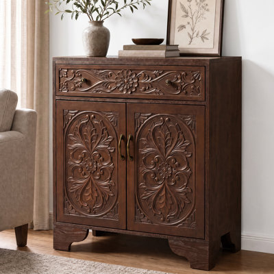 Armoire d'appoint 2 portes avec tiroir supérieur