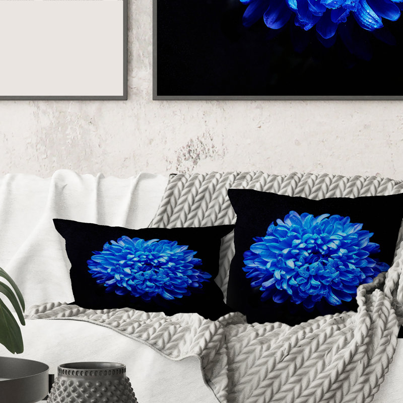 Housse et insert de coussin rectangulaire Aster with Dew Drops