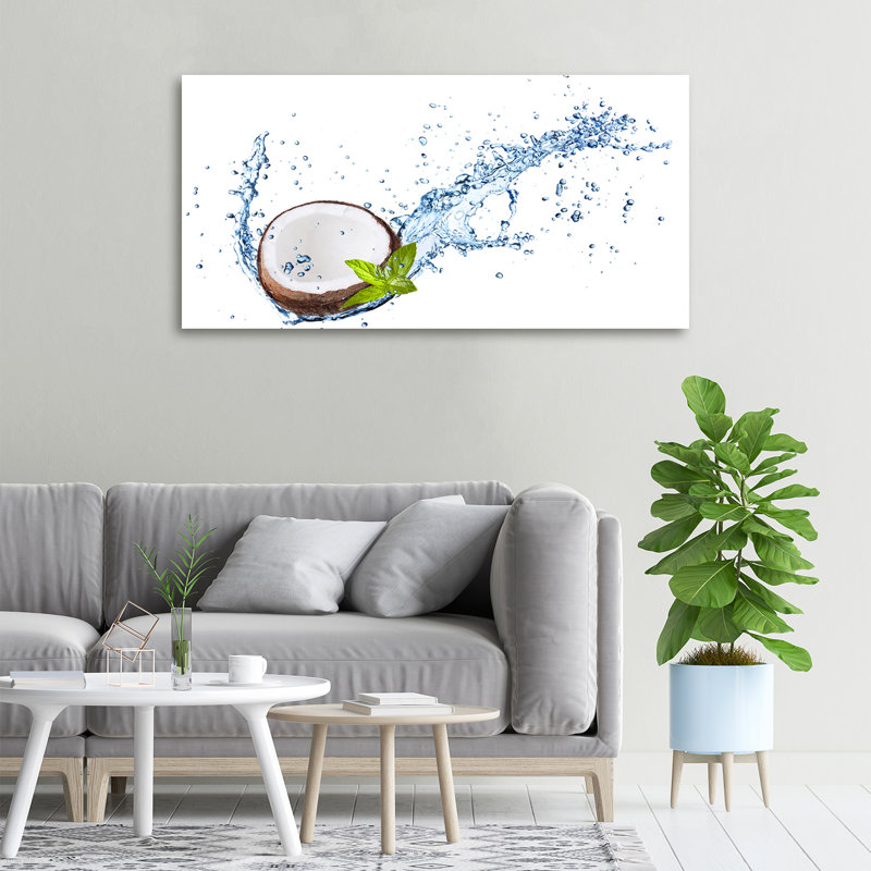 Coconut And Water - Wrapped Canvas Print