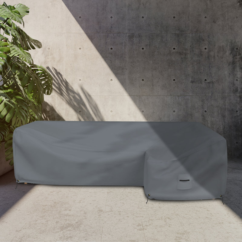 Housse de protection pour canapé d'extérieur Kimbolton, H 31 po x l 83 po x P 32 po, gris