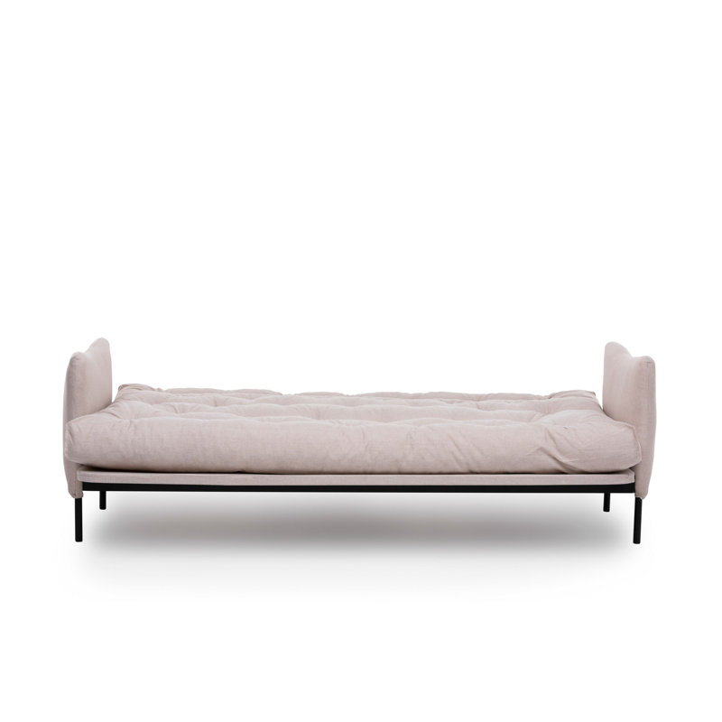 Allinson 200cm Upholstered Convertible Sofa, Cream