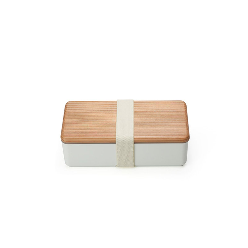 Boîte à bento rectangulaire, Blanc
