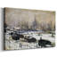 Amsterdam dans la neige, 1874, toile tendue avec châssis-853948376