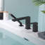 Robinet de baignoire romaine monocommande à fixation sur le comptoir-85843144