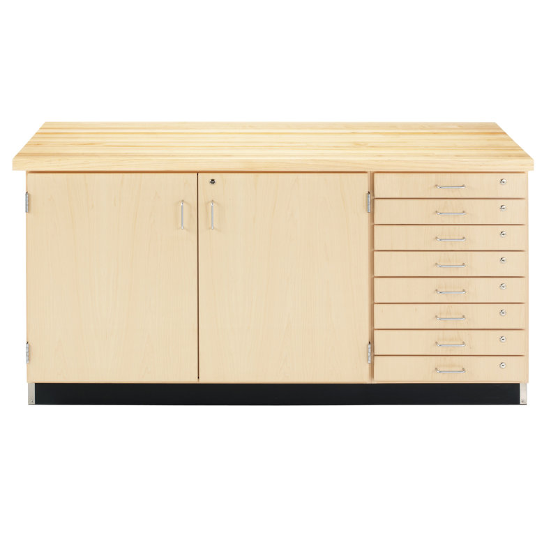 Armoire de classe avec portes, Érable