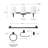 5-Piece All-In-One Matte Black Bathroom Kit With 22" 3-Light Vanity Light And Damp Rated Linen Shade
