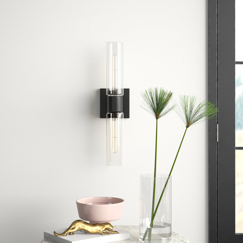 Anneruth Armed Sconce, Matte Black